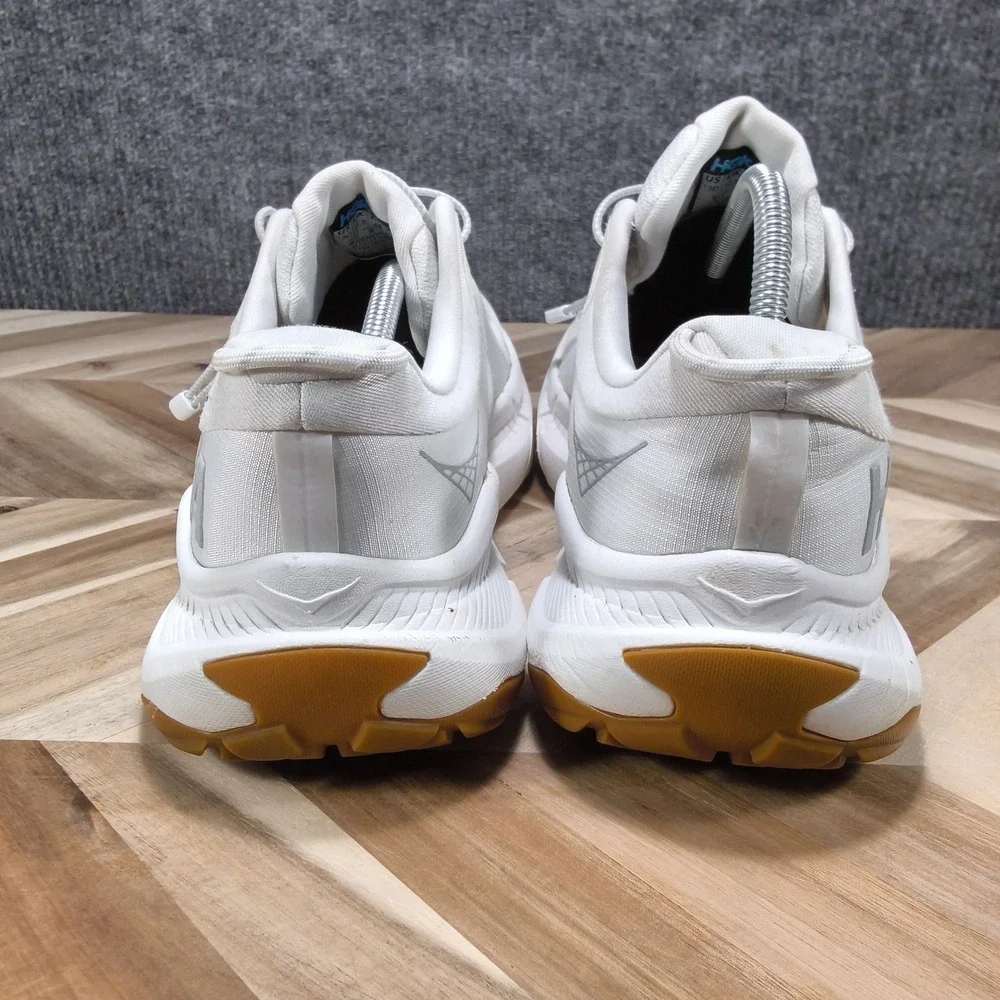 Hoka One Transport Men Shoe Size 13 D Casual Walk Road Run Gym White Gum 1123153